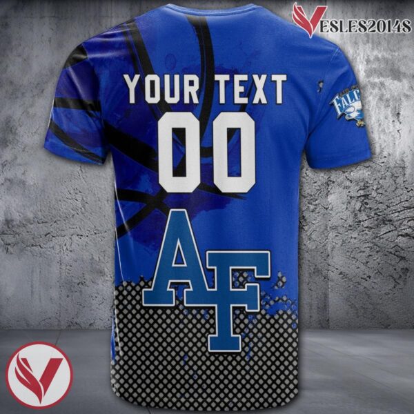 Air Force Falcons Basketball Grunge Pattern Unique Personalized T Shirts - Vesles2014S 1