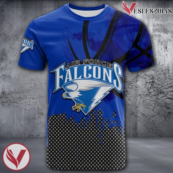Air Force Falcons Basketball Grunge Pattern Unique Personalized T Shirts - Vesles2014S