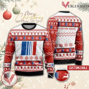 Air France Personalized Logo Ugly Christmas Sweater, Unique Gift For Fans - Vesles2014s