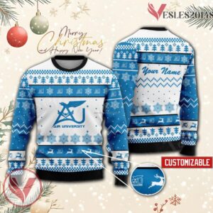 Air University Personalized Ugly Christmas Sweater, Unique Gift For Fans - Vesles2014s