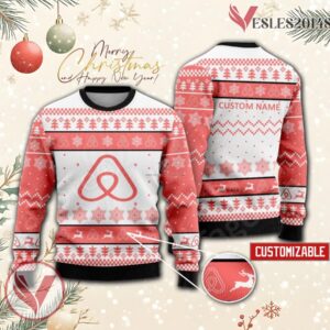 Airbnb Logo Personalized Ugly Christmas Sweater, Unique Gift For Fans - Vesles2014s