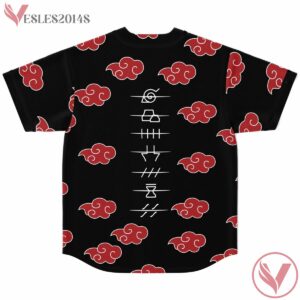 Akatsuki Bloody Cloud Baseball Jersey - Vesles2014s 1