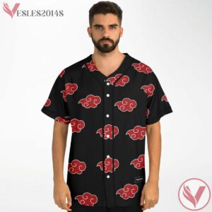 Akatsuki Bloody Cloud Baseball Jersey - Vesles2014s 2