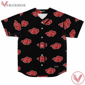 Akatsuki Bloody Cloud Baseball Jersey - Vesles2014s
