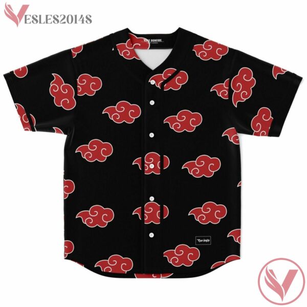 Akatsuki Bloody Cloud Baseball Jersey - Vesles2014s