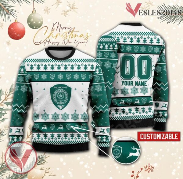 Akhmat Grozny Custom Ugly Christmas Sweater, Unique Gift For Fans - Vesles2014s