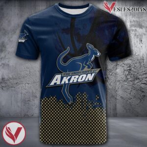 Akron Zips Basketball Grunge Pattern Unique Personalized T Shirts - Vesles2014S
