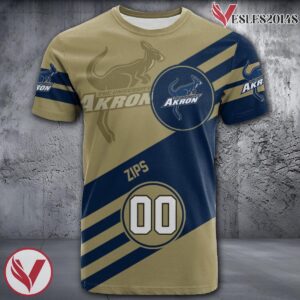 Akron Zips Logo Custom NCAA Shirt, Unique Sport Gifts For Fans - Vesles2014s