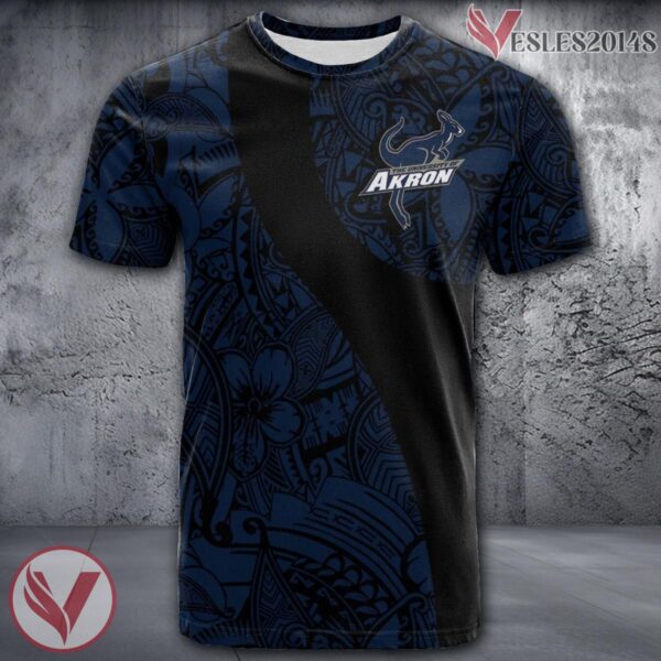 Akron Zips Polynesian Pattern Shirt, Unique Sport Gifts For Fans - Vesles2014s