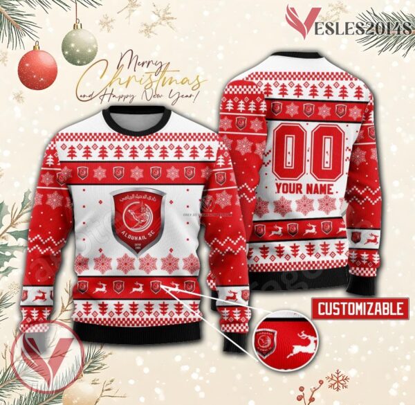 Al-Duhail Custom Ugly Christmas Sweater, Unique Gift For Fans - Vesles2014s