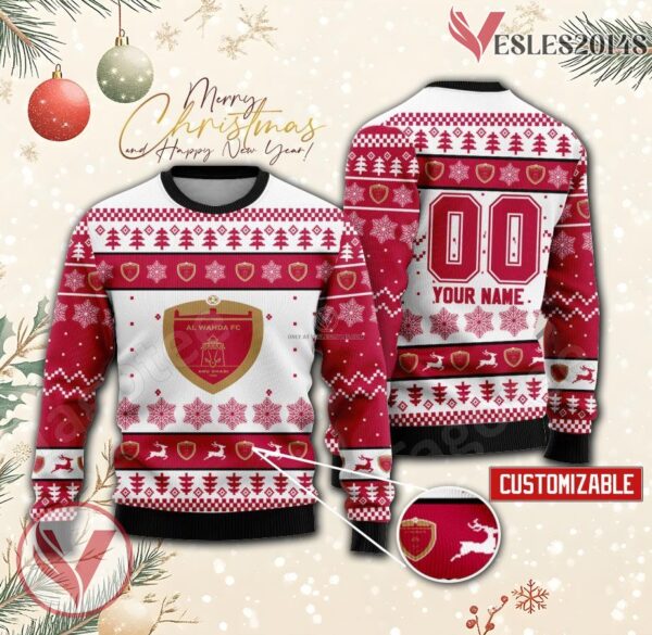 Al Wahda Custom Ugly Christmas Sweater, Unique Gift For Fans - Vesles2014s