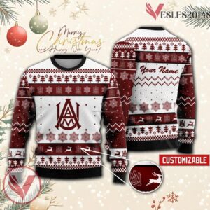 Alabama Agricultural and Mechanical University Custom Ugly Christmas Sweater, Unique Gift For Fans - Vesles2014s