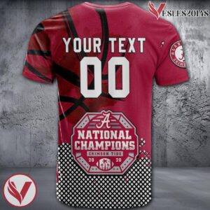 Alabama Crimson Tide Basketball Grunge Pattern Unique Personalized T Shirts - Vesles2014S 1