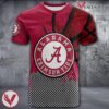 Alabama Crimson Tide Basketball Grunge Pattern Unique Personalized T Shirts - Vesles2014S