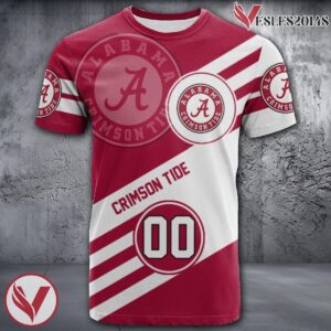 Alabama Crimson Tide Logo Custom NCAA Shirt, Unique Sport Gifts For Fans - Vesles2014s