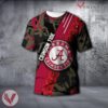 Alabama Crimson Tide NCAA With Red Poppy Flower 3D Shirt, Unique Gift For Fans - Vesles2014S