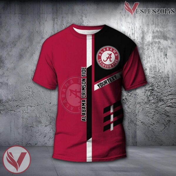 Alabama Crimson Tide Personalized Shirt, Unique Gifts For NCAA Fans - Vesles2014s