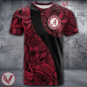 Alabama Crimson Tide Polynesian Pattern Shirt, Unique Sport Gifts For Fans - Vesles2014s