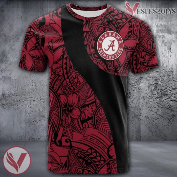 Alabama Crimson Tide Polynesian Pattern Shirt, Unique Sport Gifts For Fans - Vesles2014s