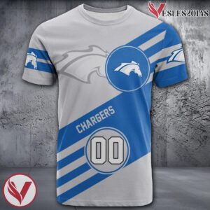 Alabama Huntsville Chargers Logo Custom NCAA Shirt, Unique Sport Gifts For Fans - Vesles2014s