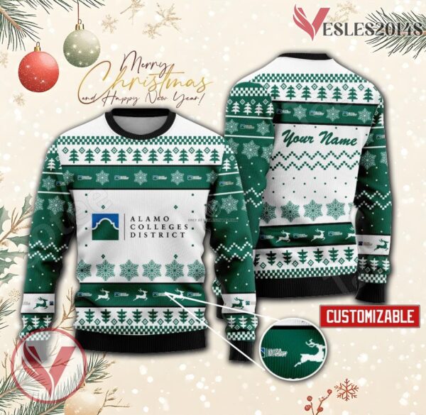 Alamo Community Colleges Custom Ugly Christmas Sweater, Unique Gift For Fans - Vesles2014s