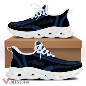 Alaska Airlines Logo Custom Shoes, Best Running Shoes For Fans - Vesles2014S 1