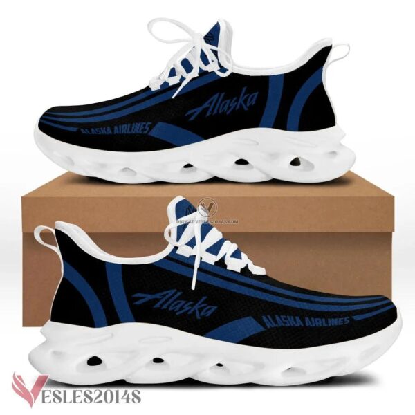 Alaska Airlines Logo Custom Shoes, Best Running Shoes For Fans - Vesles2014S 1