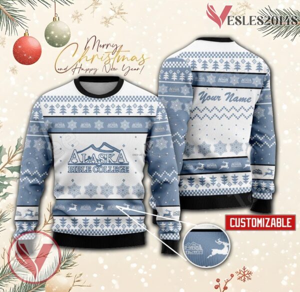 Alaska Bible College Custom Ugly Christmas Sweater, Unique Gift For Fans - Vesles2014s
