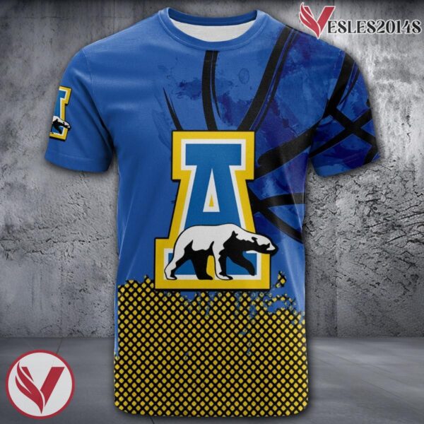 Alaska Nanooks Basketball Grunge Pattern Unique Personalized T Shirts - Vesles2014S