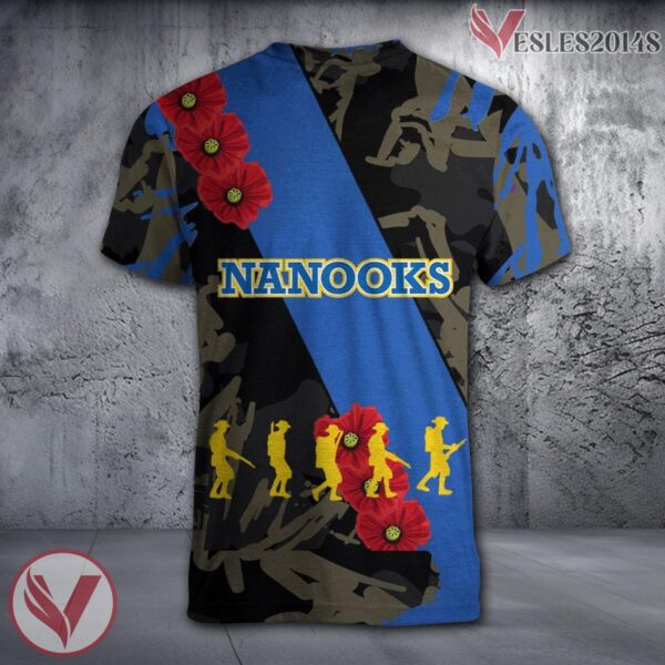 Alaska Nanooks NCAA With Red Poppy Flower 3D Shirt, Unique Gift For Fans - Vesles2014S 1
