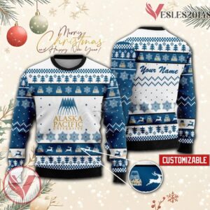 Alaska Pacific University Custom Ugly Christmas Sweater, Unique Gift For Fans - Vesles2014s