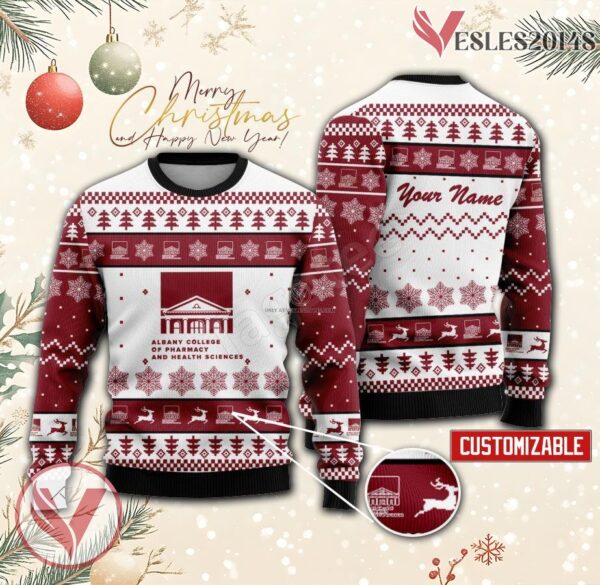Albany College of Pharmacy and Health Sciences Custom Ugly Christmas Sweater, Unique Gift For Fans - Vesles2014s