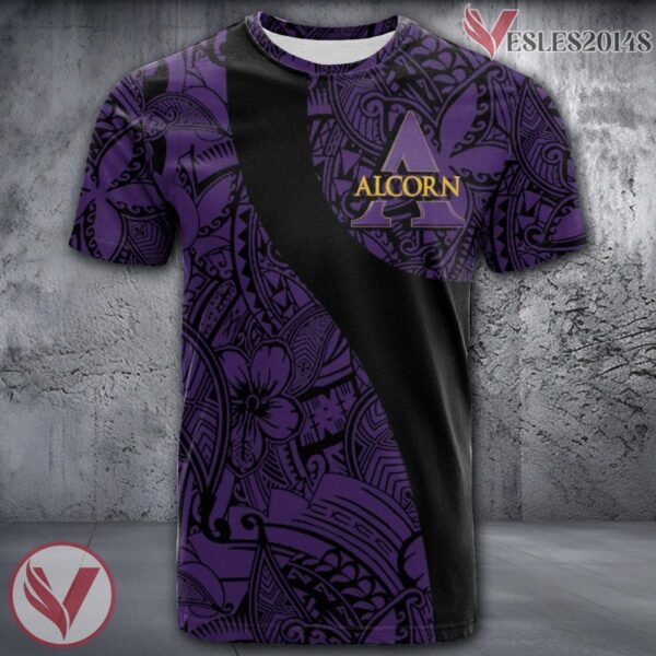 Alcorn State Braves Polynesian Pattern Shirt, Unique Sport Gifts For Fans - Vesles2014s