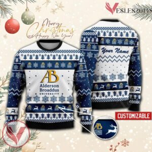 Alderson-Broaddus University Custom Ugly Christmas Sweater, Unique Gift For Fans - Vesles2014s