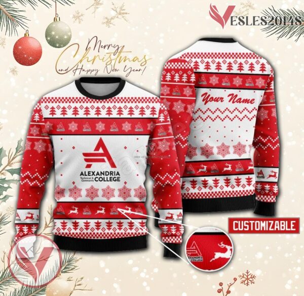 Alexandria Technical College Custom Ugly Christmas Sweater, Unique Gift For Fans - Vesles2014s
