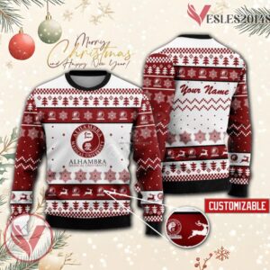 Alhambra Medical University Custom Ugly Christmas Sweater, Unique Gift For Fans - Vesles2014s