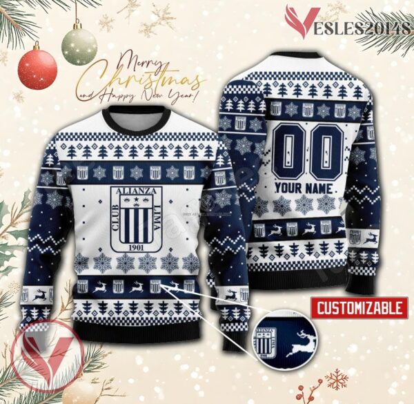Alianza Lima Custom Ugly Christmas Sweater, Unique Gift For Fans - Vesles2014s