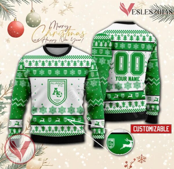 Alianza Panamá Custom Ugly Christmas Sweater, Unique Gift For Fans - Vesles2014s