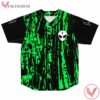 Alien Face Skrillex Green Baseball jersey - Vesles2014s