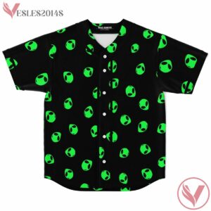Alien Face Straight Outta Area 51 Baseball Jersey - Vesles2014s