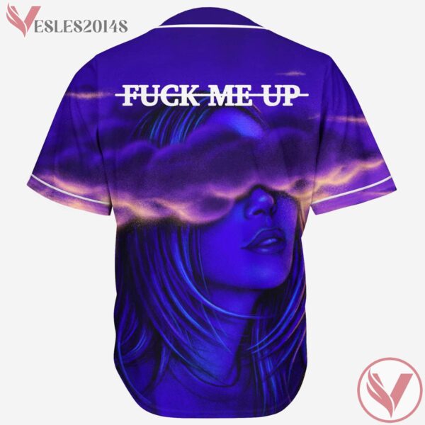 Alison Wonderland Fuck Me Up Rave Baseball Jersey For EDM festivals - Vesles2014s 1