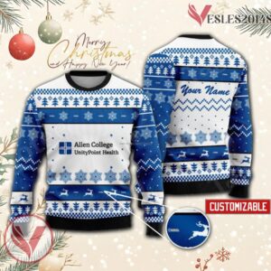 Allen College Personalized Ugly Christmas Sweater, Unique Gift For Fans - Vesles2014s