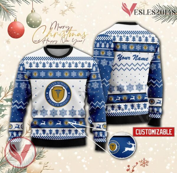 Allen School Jamaica Custom Ugly Christmas Sweater, Unique Gift For Fans - Vesles2014s