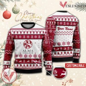 Alma College Custom Ugly Christmas Sweater, Unique Gift For Fans - Vesles2014s