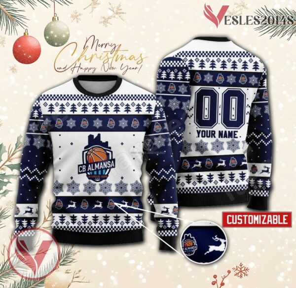 Almansa Custom Ugly Christmas Sweater, Unique Gift For Fans - Vesles2014s
