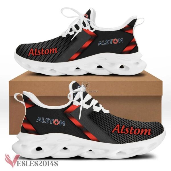 Alstom Logo Custom Shoes, Best Running Shoes For Fans - Vesles2014S 1