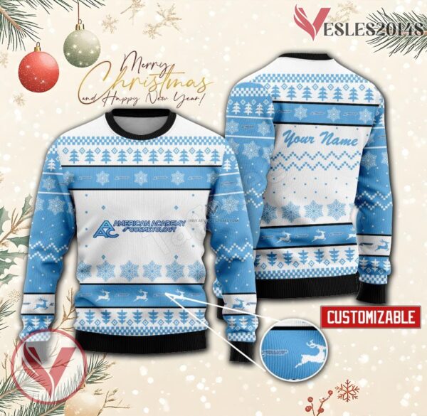 American Academy of Cosmetology Custom Ugly Christmas Sweater, Unique Gift For Fans - Vesles2014s