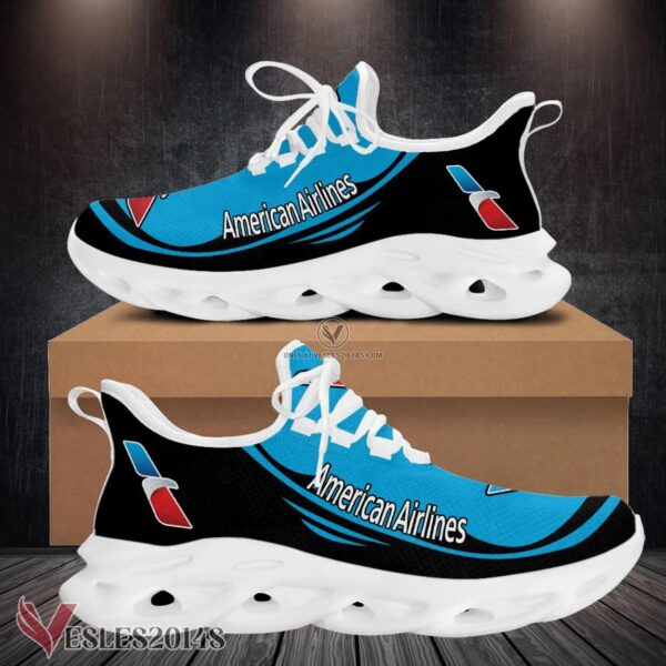 American Airlines Logo Custom Shoes, Best Running Shoes For Fans - Vesles2014S 1