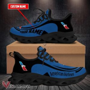 American Airlines Logo Custom Shoes Style 1, Best Running Shoes For Fans - Vesles2014S