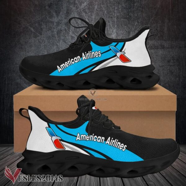 American Airlines Logo Custom Shoes Style 10, Best Running Shoes For Fans - Vesles2014S